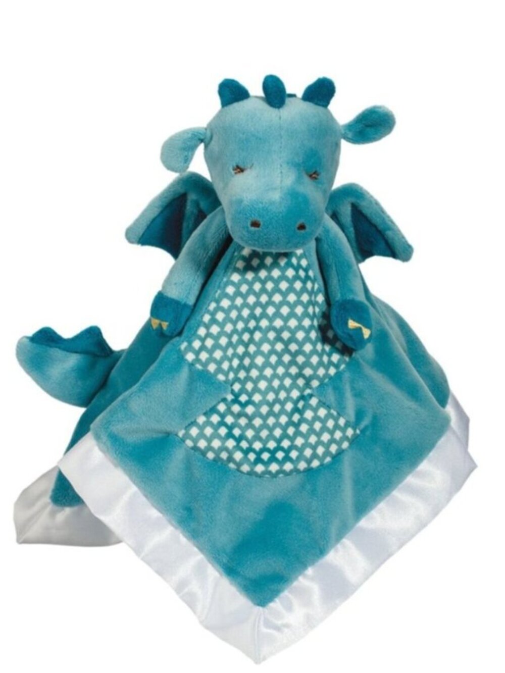 New w/ Tag Douglas Baby Lil Snuggler Demitri Blue Dragon Security Blanket Lovey